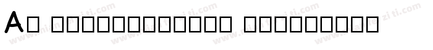 AR CufangsongGB Bol字体转换